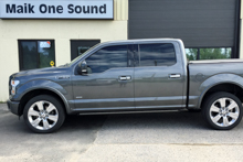 2016 Ford F-150 with professional window tint in North Bay